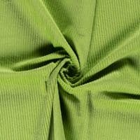 Luxury Jumbo Corduroy Velvet Fabric Material - LIME GREEN